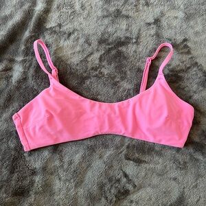 Aerie Vibrant Pink Bikini Top